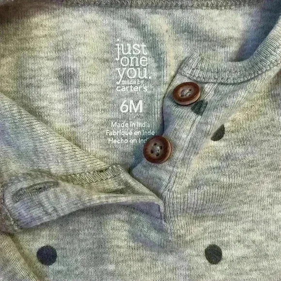 Carter’s Just One You Tan Polkadot Matching Set - Picture 3 of 7